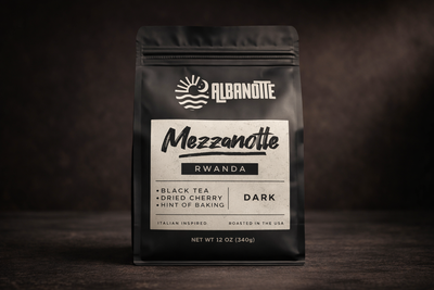 Mezzanotte — Rwanda Single-Origin Dark Roast Coffee, 12oz